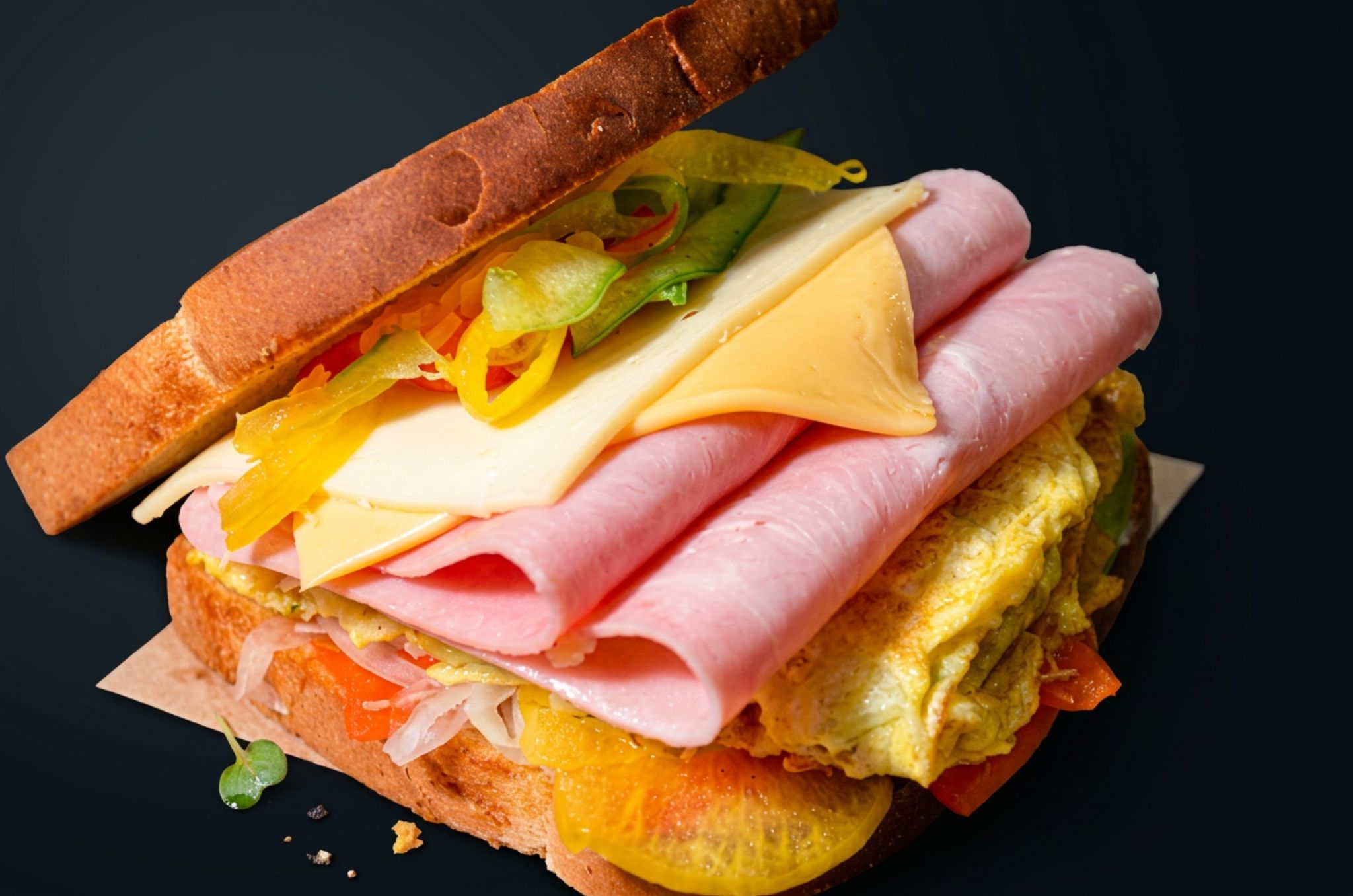 Turkey sandwich at Hearth Bowl
